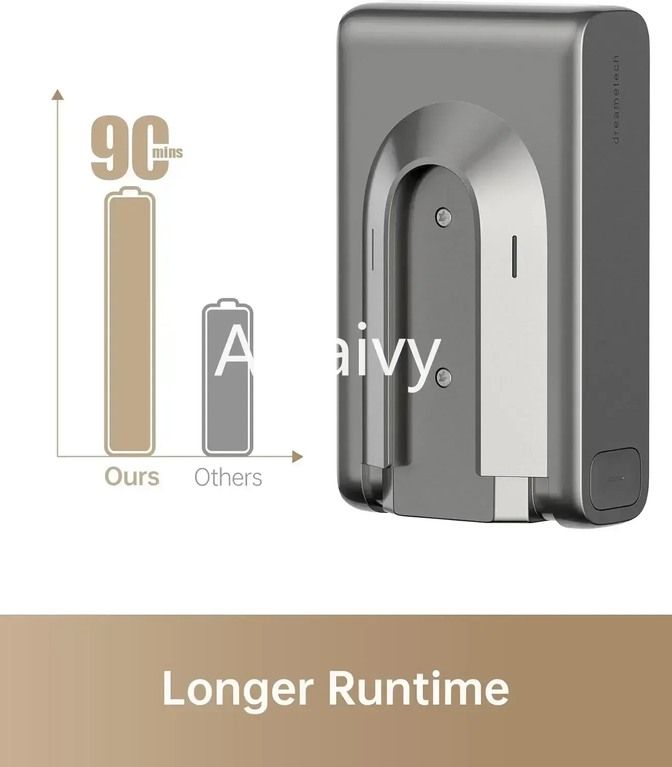 Подходит как специальный сменный аккумулятор для беспроводного пылесоса Dreame T30 R20.