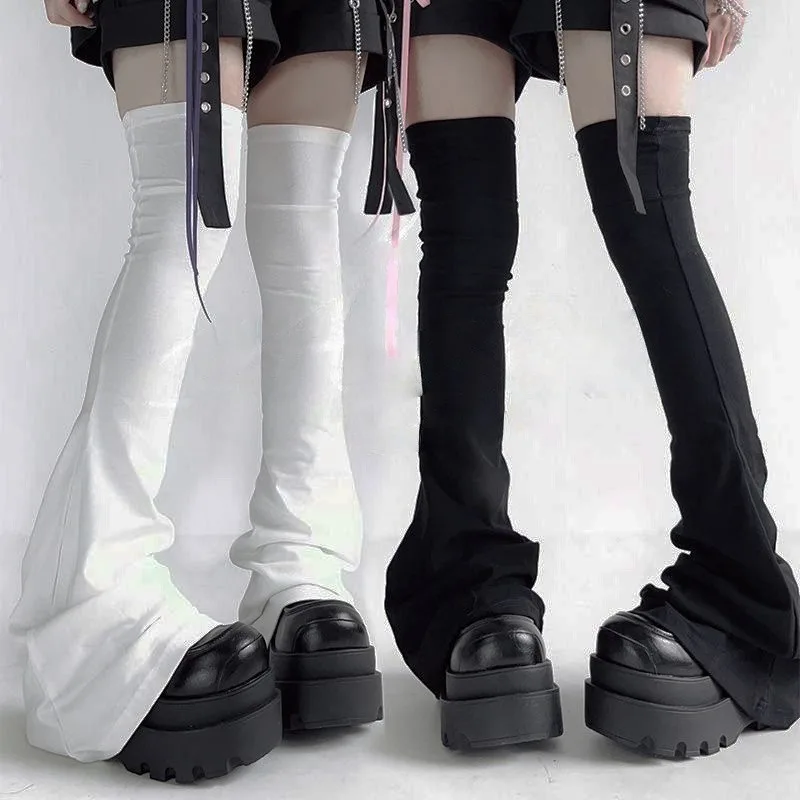

Y2K Spicy Girl Socks Over The Knee Long Socks Women Girls Leg Warmmers Stretchy Leg Stockings Japanese Style Lolita Accessories
