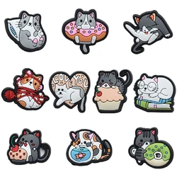 女性のためのPVCの猫の靴のチャーム,十字架のアクセサリー,かわいい,ブレスレット,バンド,装飾,パーティーギフト,新しいコレクション