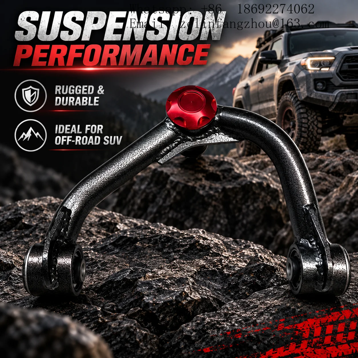 Adjustable Front Upper Control Arm Suspension Lift Kit for Off Road Pickup Truck 4x4 Lifted Heavy Duty OEM Auto Parts