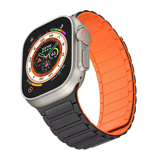 Magnetic Silicone Band for Apple Watch Ultra 3 2 49mm 46mm 42mm 45mm 44mm 40 41mm Strap IWatch Series 11 10 9 8 7 6 SE Bracelet - Image 2