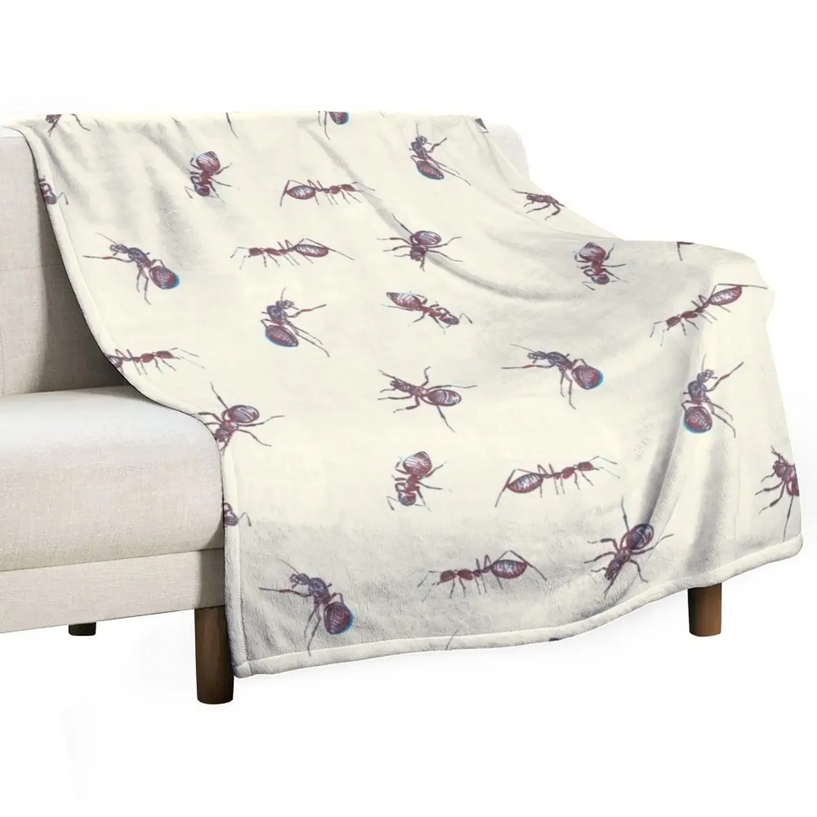 Ants pattern Throw Blanket Comforter Decorative Throw Blankets For Bed Blankets