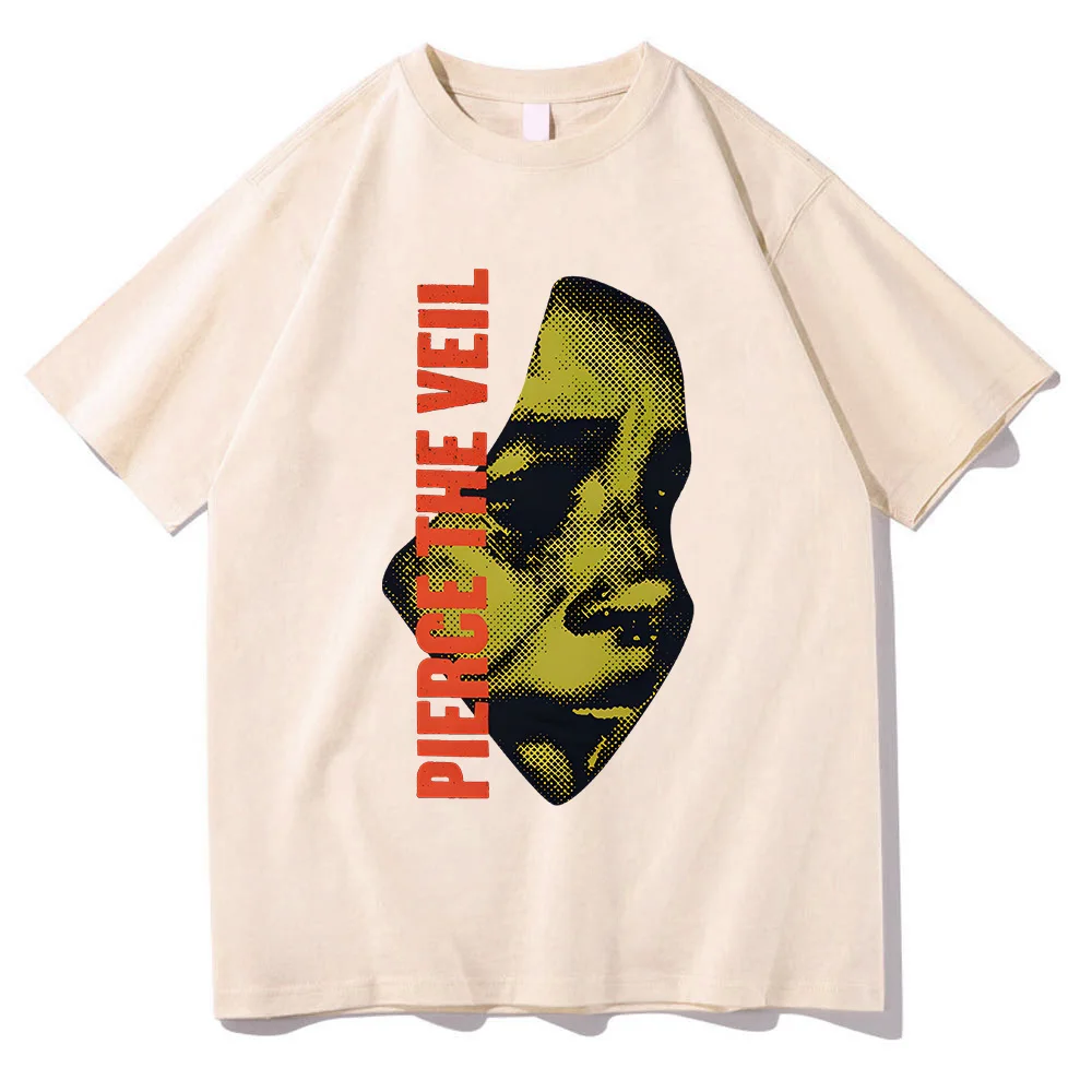 لا أستطيع سماعك جولة تي شيرت بيرس الحجاب روك باند قصيرة الأكمام القطن تي شيرت للجنسين الصيف الرجال النساء الشارع الشهير عادية