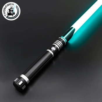 TXQSABER Lightsaber Neo Pixel SNV4 RGB Smooth Swing Duelist Heavy Dueling Metal Hilt Blaster Force Jedi Cosplay Toys Laser Sword