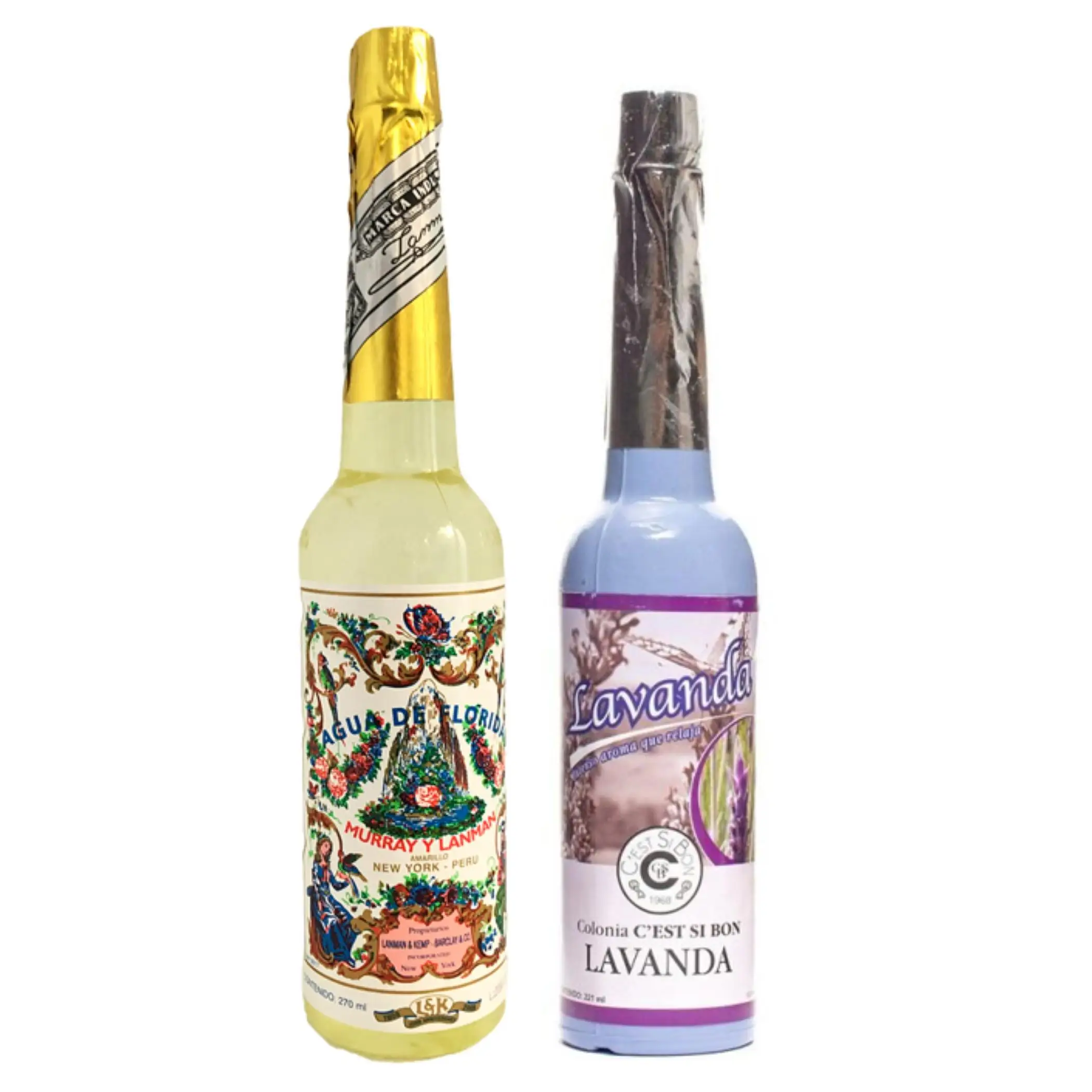 Combo Cologne C'est Si Bon lavender 221 ml & Florida water 270 ml - Murray and Lanman