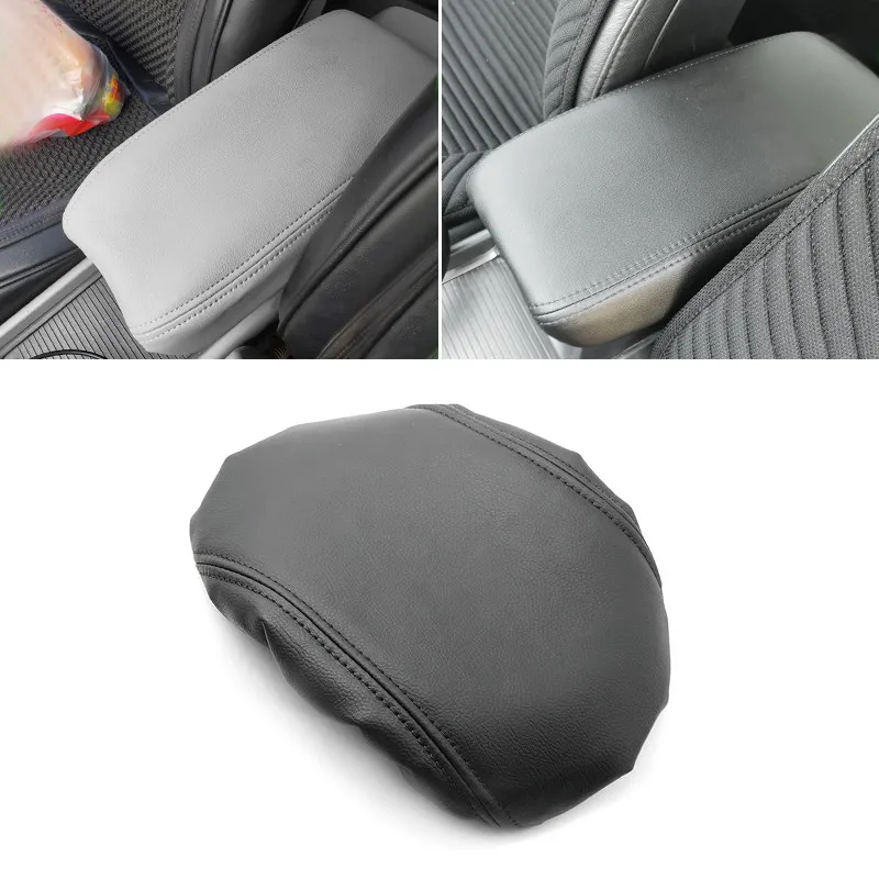 For Honda Civic 8th Gen Sedan 2006 - 2011 PU Leather with Sponge Car Interior Center Console Lid Armrest Protection Cover Trim