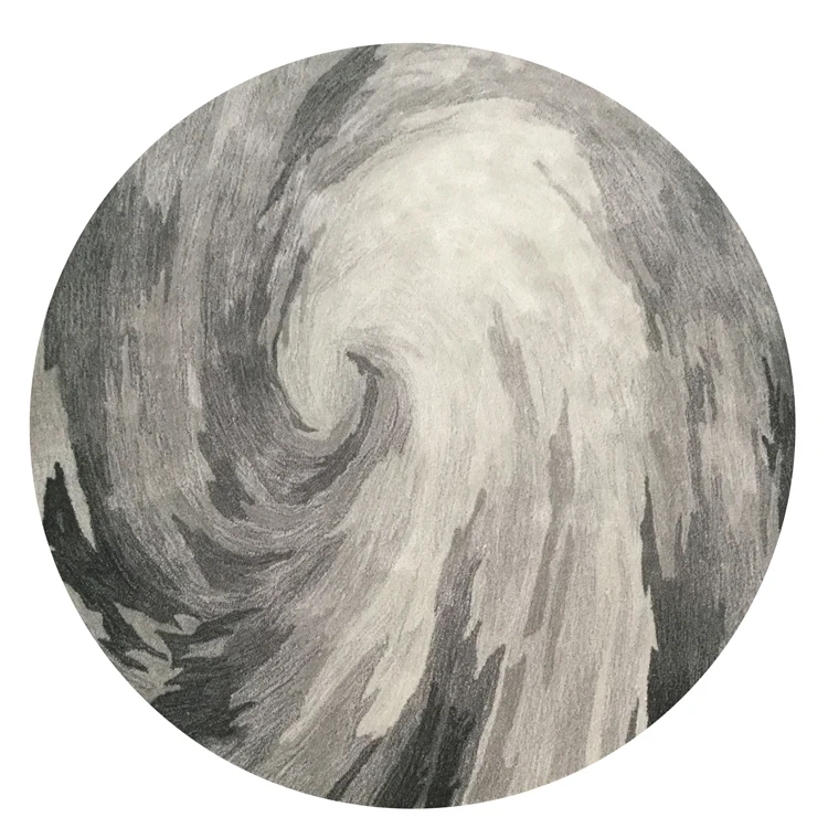 

Round Printed Rug – Soft Machine Washable Floor Decor for Modern Living Room