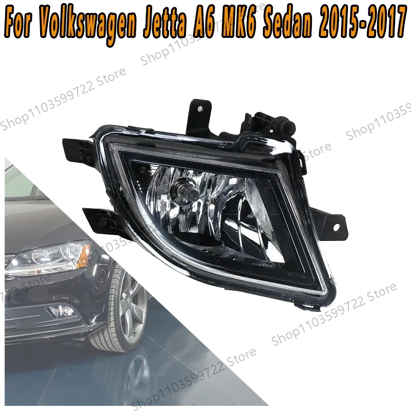 

For VW Jetta A6 MK6 5C6 Sagitar Facelift Sedan 2015 2016 2017 Front Bumper Light Fog Light Daytime Running Light Driving Light