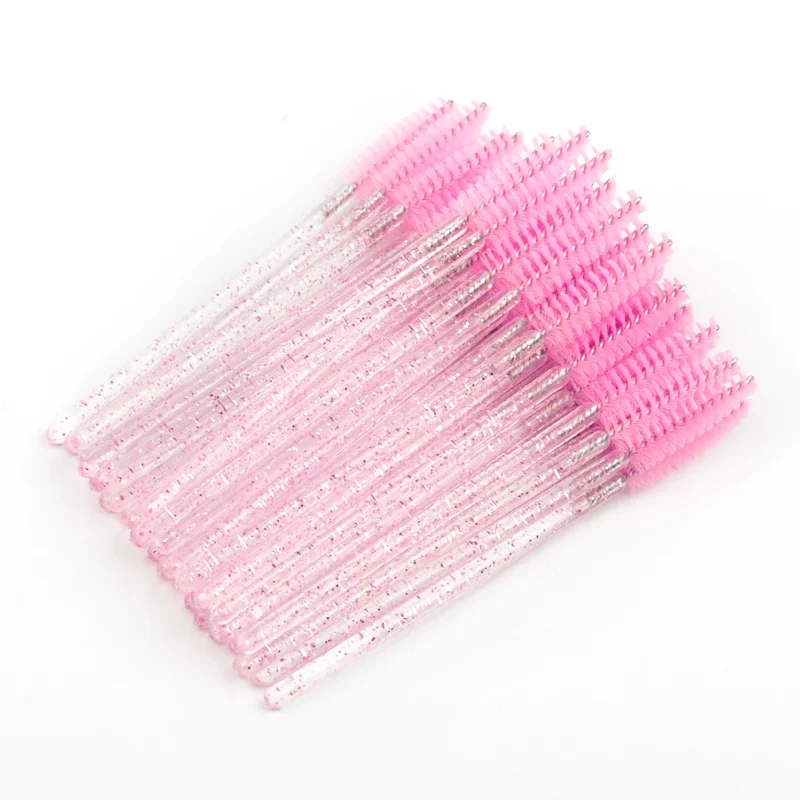 CNK 5/50 Pcs Wimpern Pinsel Make-Up Pinsel Einweg Mascara Wands Applikator Spooler Auge Wimpern Kosmetik Pinsel Make-Up-Tools
