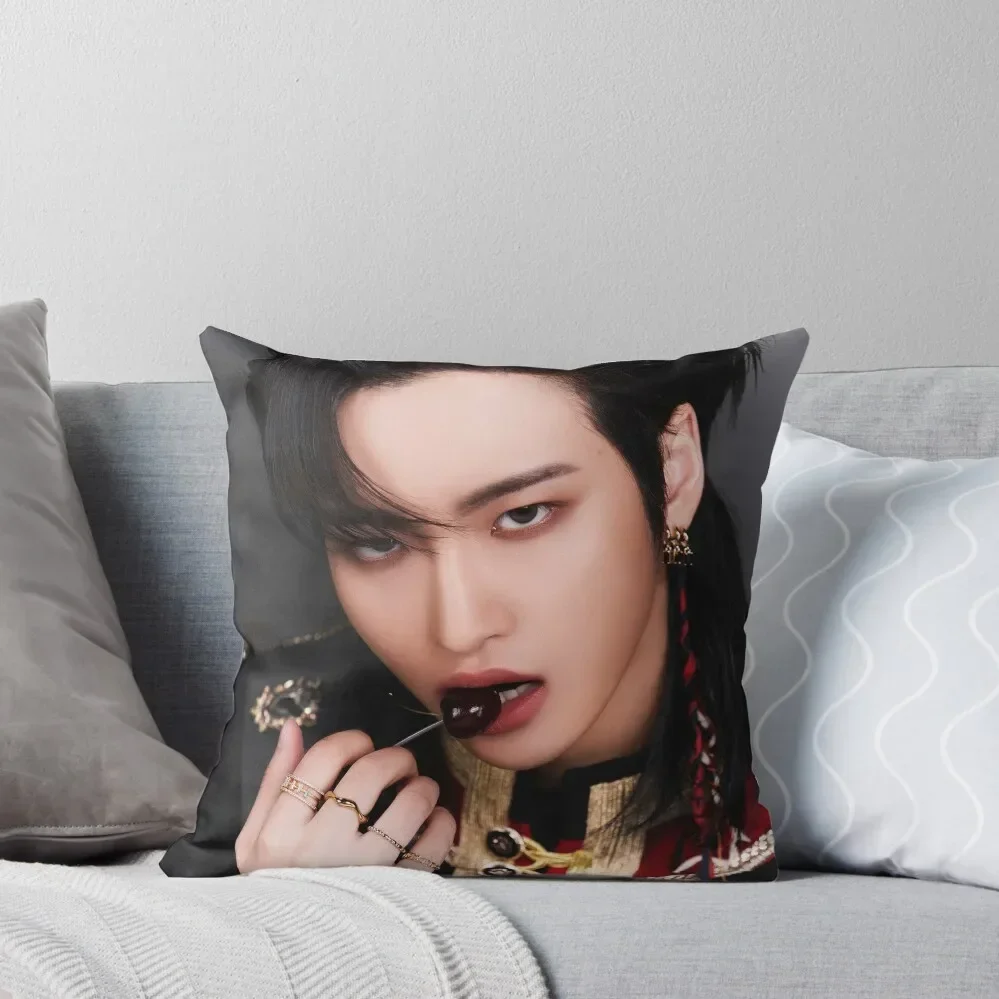 seonghwa the world promo Throw Pillow Christmas Covers Decorative Sofa Cushion pillow