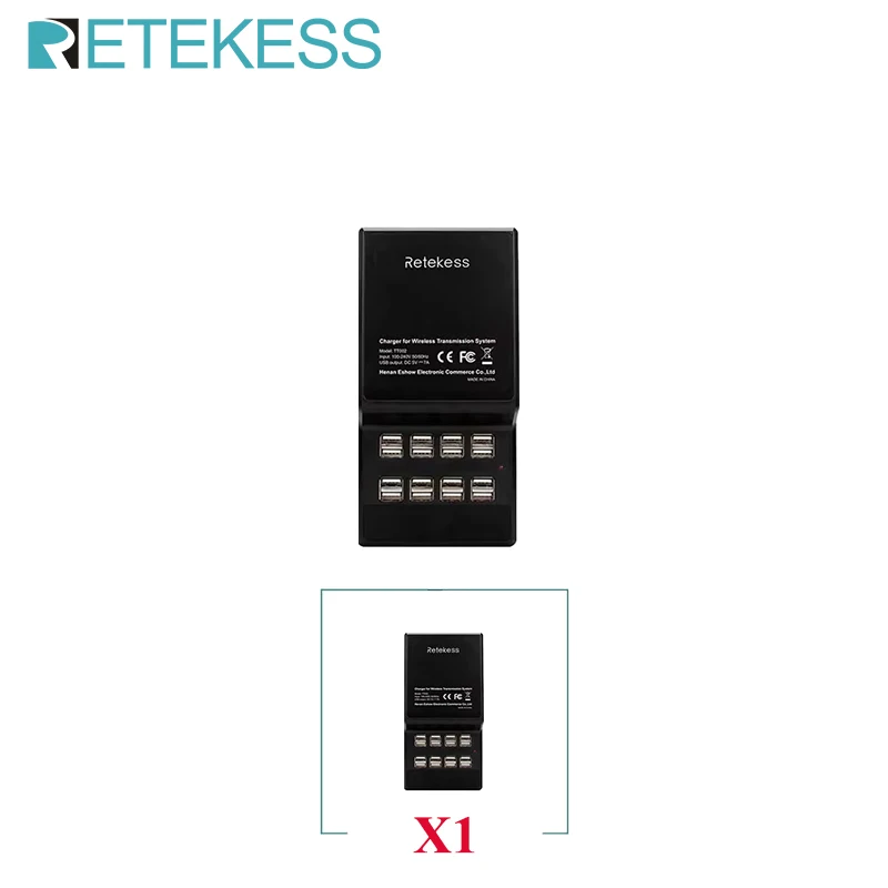 Retekess T130U Accessoires Draadloos Radiogids Systeem Draadloze Audio Zender, Ontvanger, Microfoon Voor Toerisme, Conferenties