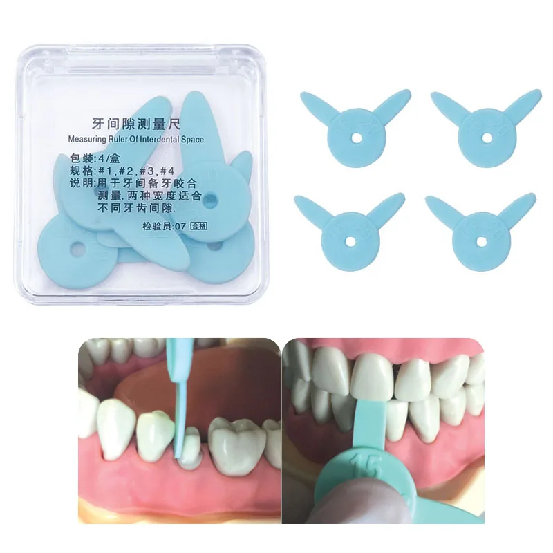 Dental Emeasuring Ruler Interproximal Measure Tooth Gap Stainless Steel Reciprocating Ipr System Orthodontic Treatment