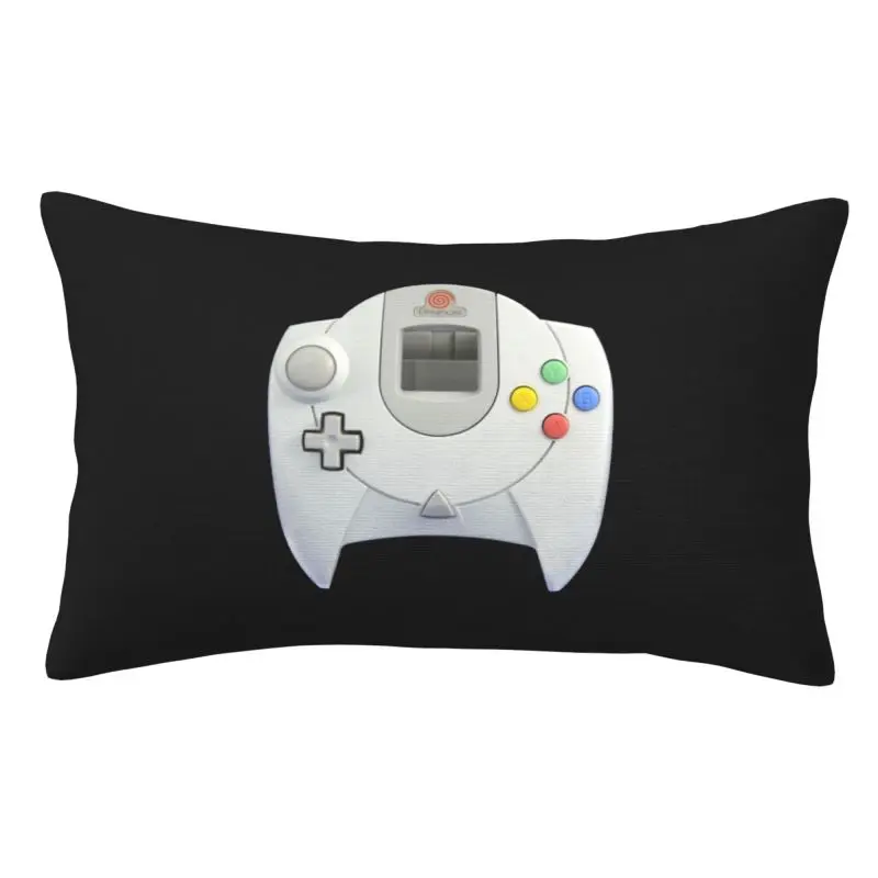 Custom Nordic Style Dreamcasts Game Controller Cushion Cover 60cmx40cm Soft Throw Pillow Case for Bed Sofa Rectangle Pillowcase