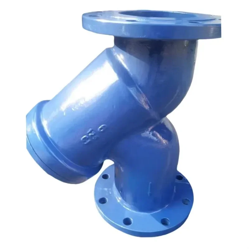 Cast Iron 6 Inch Y-Strainer Perforated Trim PTFE WITH ETFE Filter WEB 40 ME DN150 B.1BAR Y Type Strainer