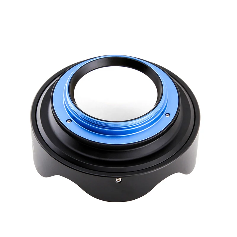 Weefine WFL12 Waterproof Fisheye Standard Wide-Angle Lens M67-24mm Underwater Photography Scuba Diving Camera Housing Lens