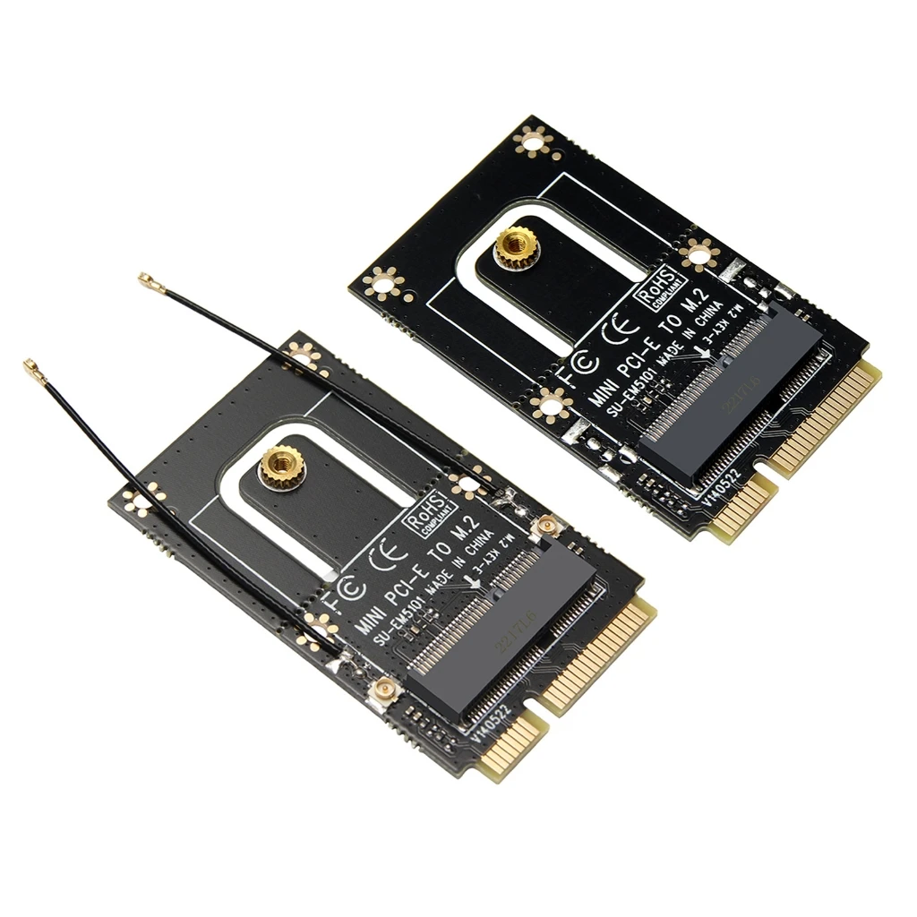 

M2 Key NGFF E Interface M.2 NGFF To Mini PCI-E Adapter Converter Expansion Card for M2 Wireless Bluetooth WiFi Module Dropship