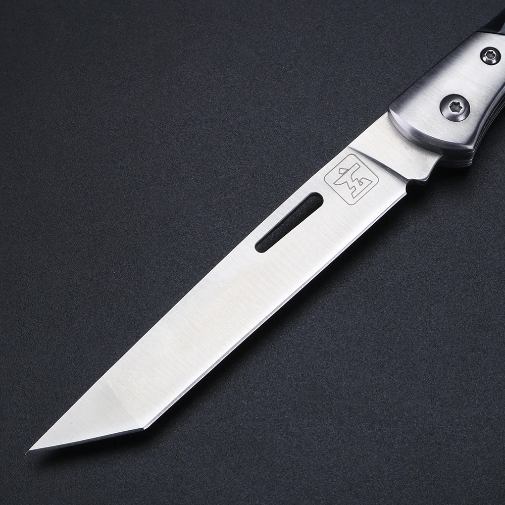 XUAN FENG field high hardness sharp tactical Folding knife camping hunting short knife self-defense tactical  9CR18Mov knife