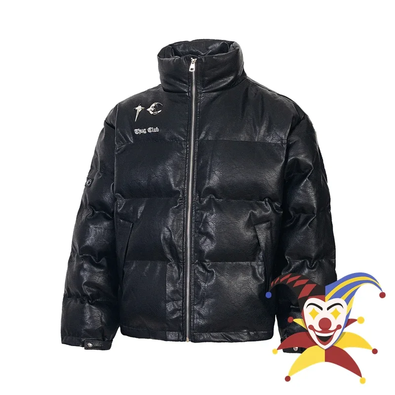 

Thug Club Bread Down Jacket Parkas Men Women 1:1 Best Quality Star Moon Metal Design Wearable Outerwear Cost