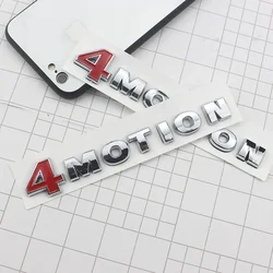 3D Chrome Letters For Car Volkswagen Passat B6 Polo Tiguan Touareg Golf MK4 VW 4 MOTION Sticker 4MOTION Emblem Badge Accessories