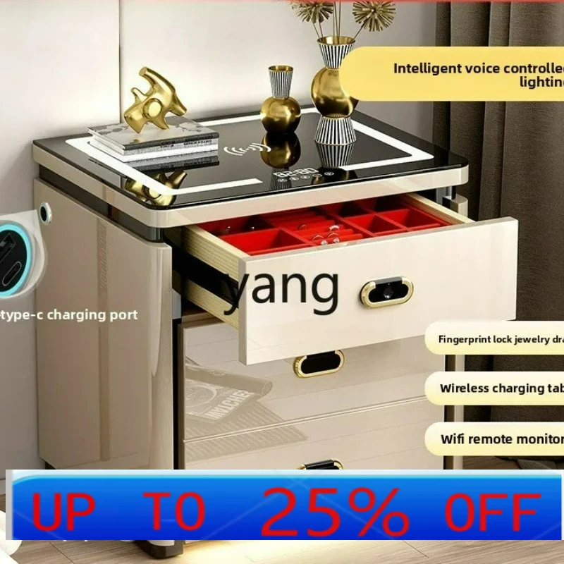 

LH Safe Bedside Cabinet Integrated Cabinet Small Household Anti-Theft Safe Smart Bedside Cabinet