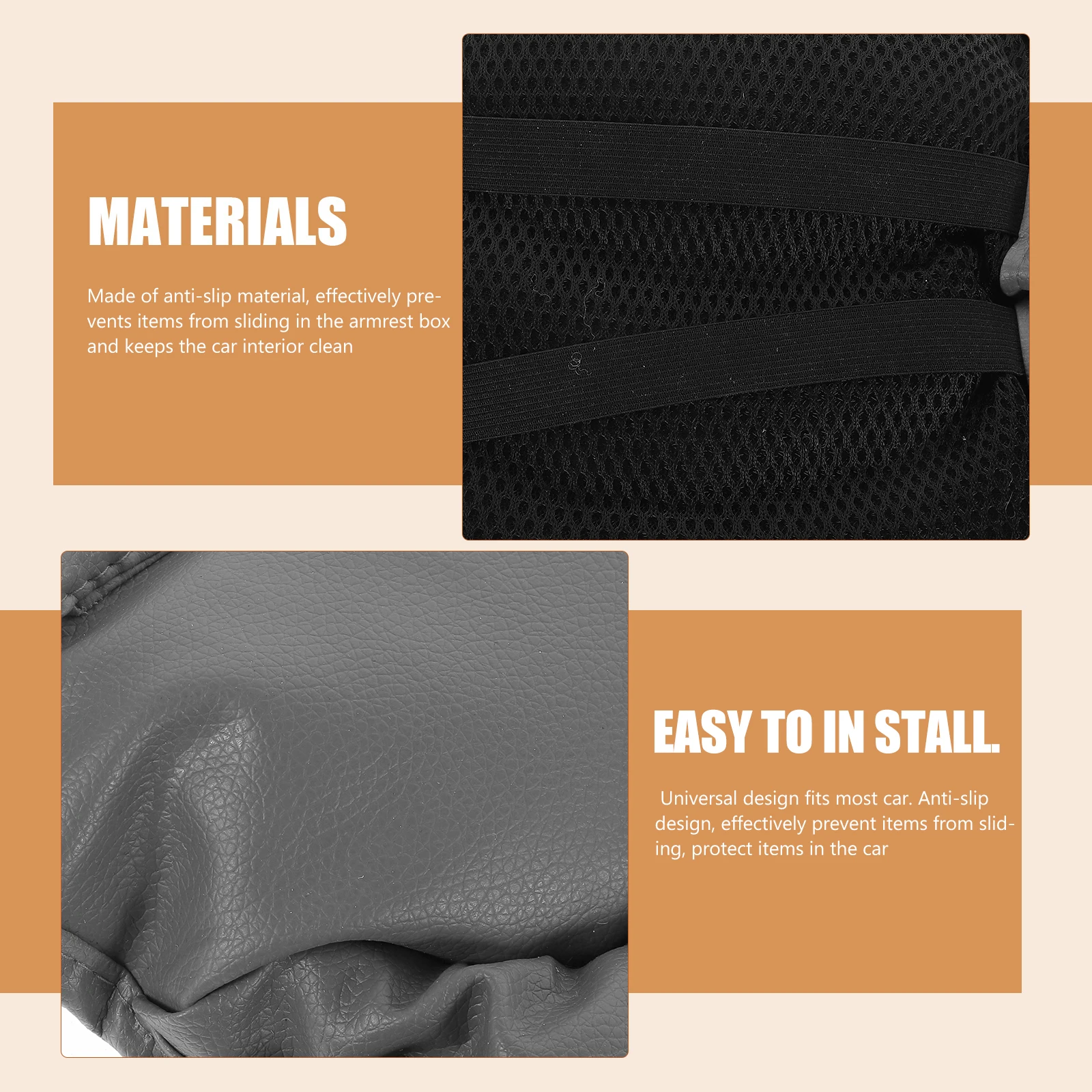 

Universal Armrest Pad For Car Anti-Slip Durable Cushion Protector Comfortable Console Mat Easy Install Soft Touch Car Center