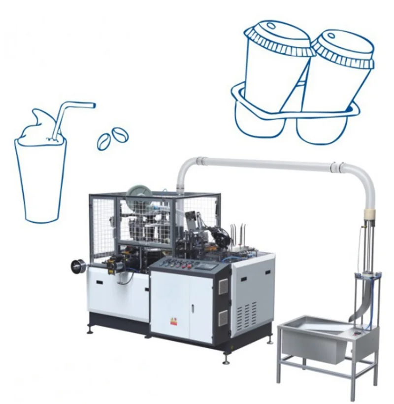 High Performance Printing Press Good Price Paper Cup Making Production Line 4 Color Flexo Printing Paper Cup Making Machine