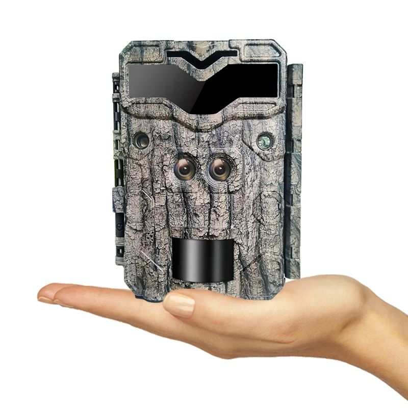 Thermal Wildlife Hunting Trail  Dual-Lens 2-Sensors 4K 30MP CMOS SD Game  Night Vision  Imaging Wireless