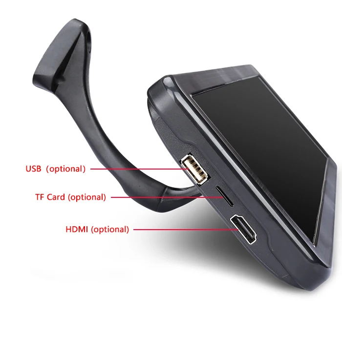 12.3 Inch AHD Dual Split Truck Side View Mirror mo DVR Rear View Car cam System Bus Blind Sport Arm cam