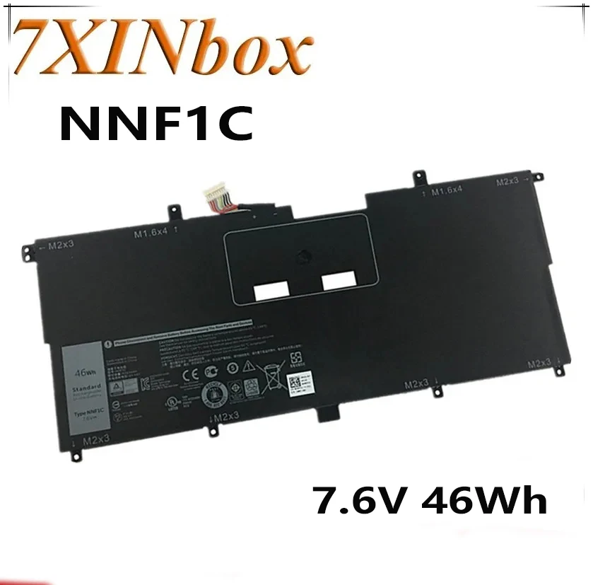 Imagem -01 - Bateria Original para Laptop 7xinbox 7.6v 46wh Nnfc 1c Dell Xps 13 9365 Hmpfh Série Embutida bateria original para laptop 7xinbox 76v 46wh nnfc 1c dell xps 13 9365 hmpfh serie embutida 01