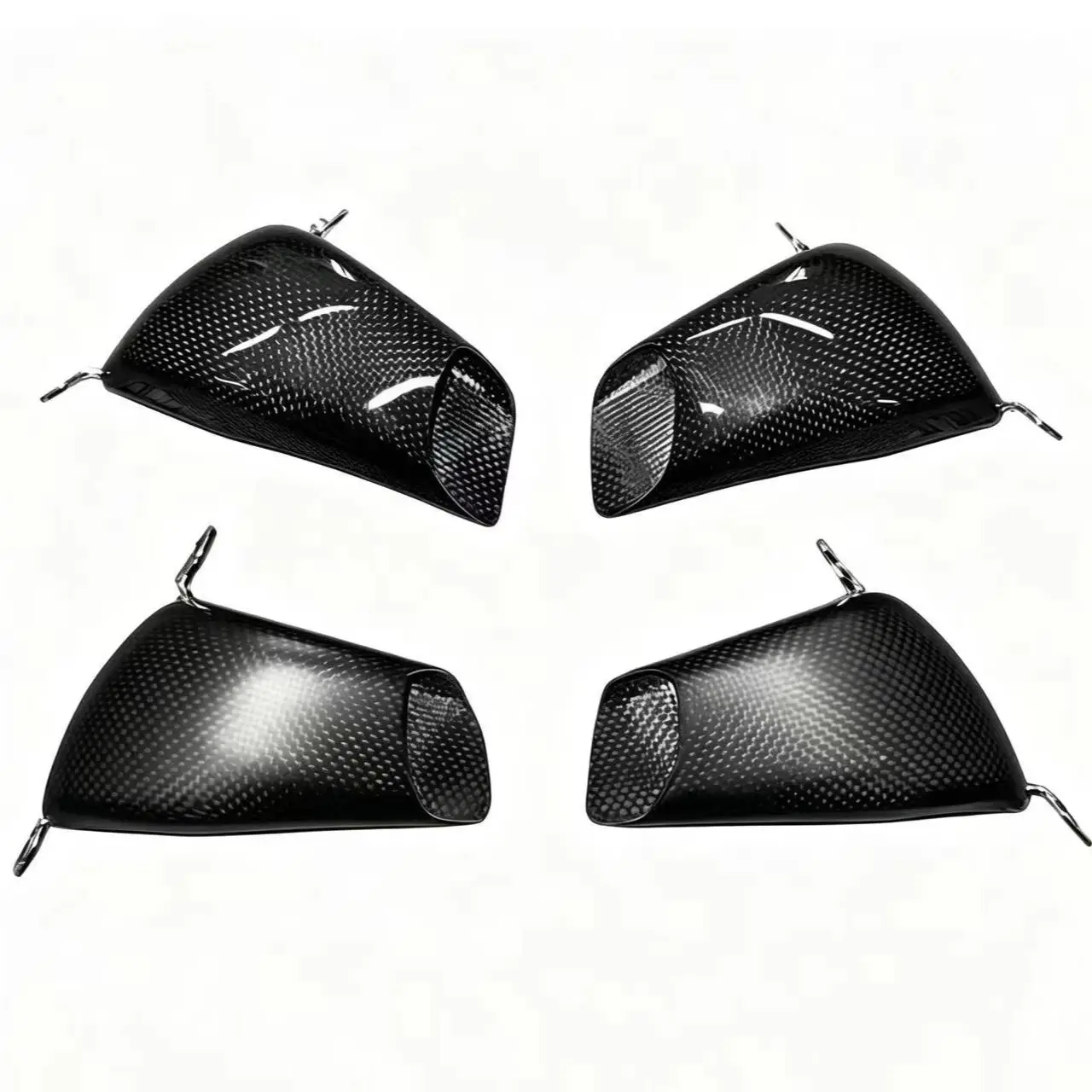 Motorcycle Air Ducts Brake Caliper Radiator Cover For PANIGALE V2 899 959 1199 1299 Hyper 950 Multistrada V4 Carbon Fiber