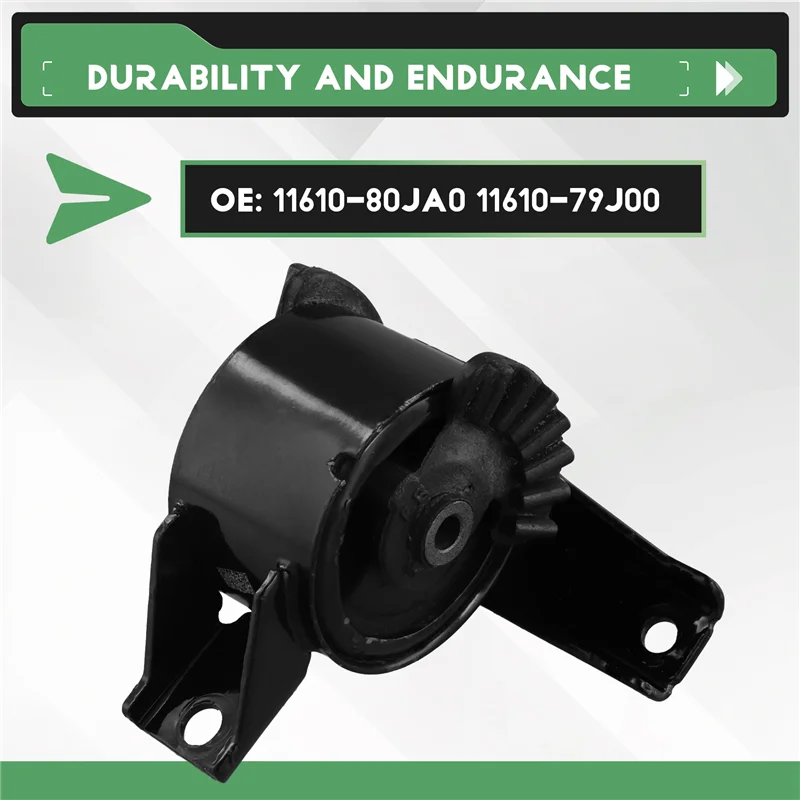 

ABQB-New High Quality Engine Support Rubber Pad, Right Side 11610-80JA0 11610-79J00 Motor Mount For Suzuki SX4 2007-2013