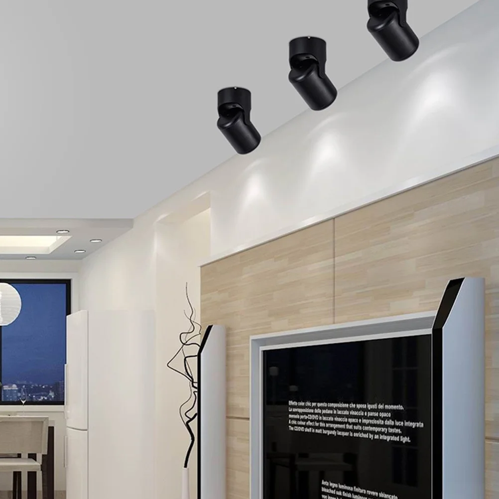 

Indoor 85-265V 7W LED Spotlight Adjustable Aluminum Ceiling Downlight Surface Mounted Cob Lighting Wall Lamp Spot Light White