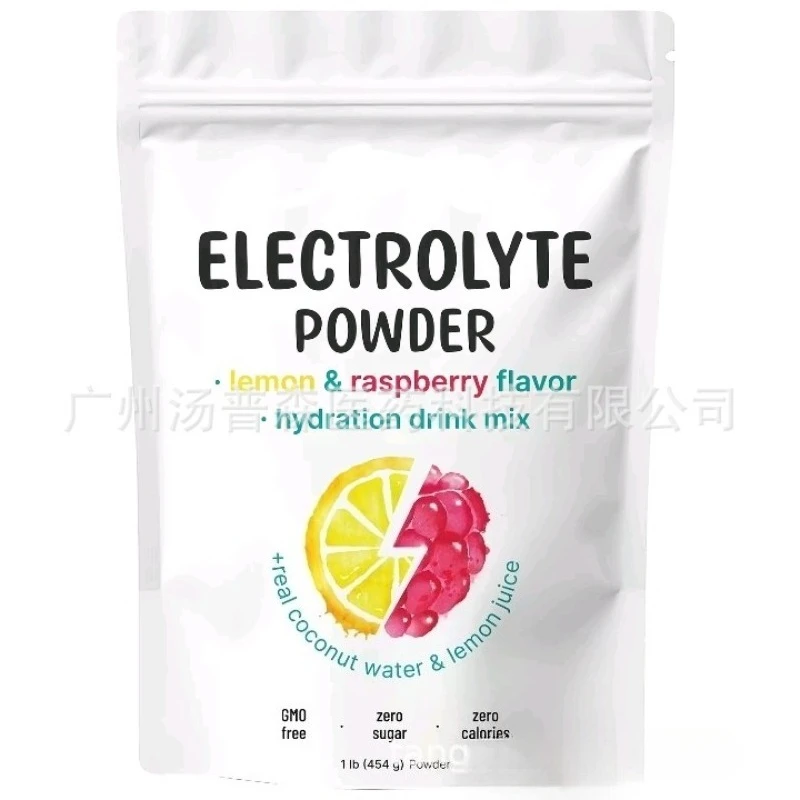 Lemon Raspberry Electrolyte Powder Hydration Supplement Sports Drink Mix for Daily Use