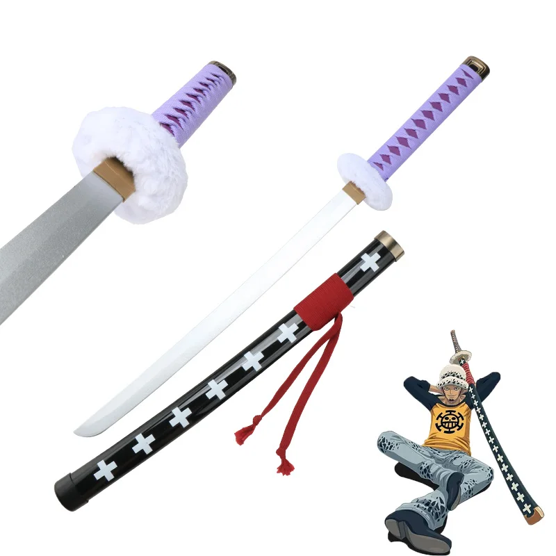 31.5 "/80cm Roronoa Zoro Katana personaggio Manga giapponese arma giocattolo spada Trafalgar D. Decorazione della stanza dei regali di compleanno di Law Cosplay