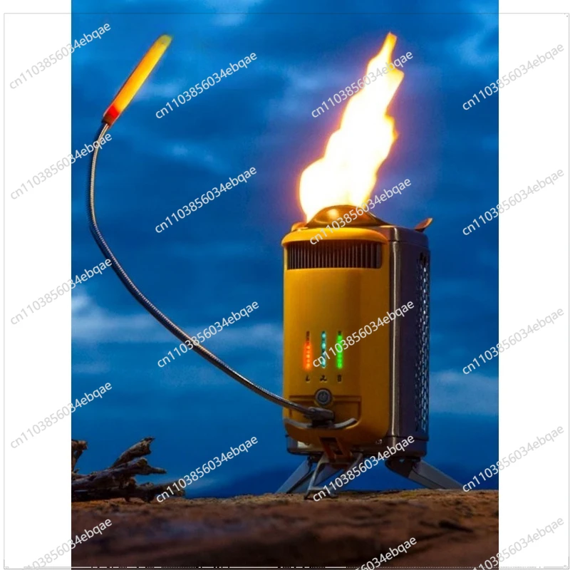 

Outdoor Camping Smokeless Stove Thermal Power Generation Rechargeable Barbecue Firewood Stove