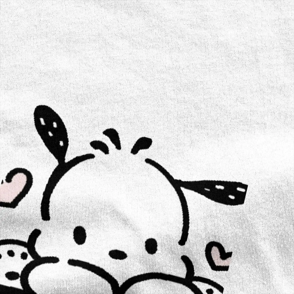 Man T-Shirt Pochacco Being Cute T-Shirts Leisure Summer Tees Y2K Funny Design Cotton Clothes Plus Size 5XL