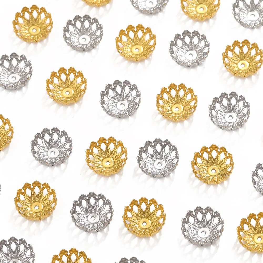 

Бусины-разделители из нержавеющей стали для изготовления ювелирных изделий, браслетов, ожерелий, серег, 50 шт.