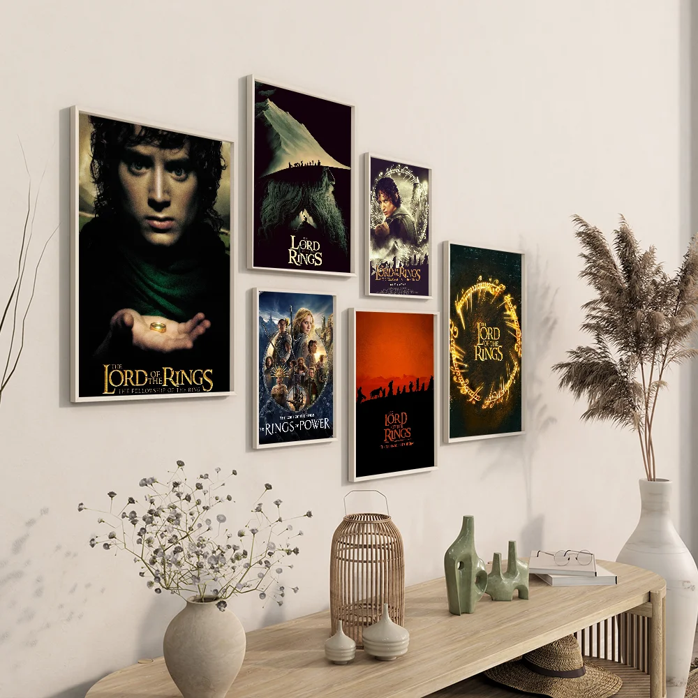 لوردات الخواتم R ملصقات الفيلم الكلاسيكي ، ملصق ورقي مقاوم للماء ، قهوة ، منزل ، ديكور بار ، ملصقات حائط فنية #3