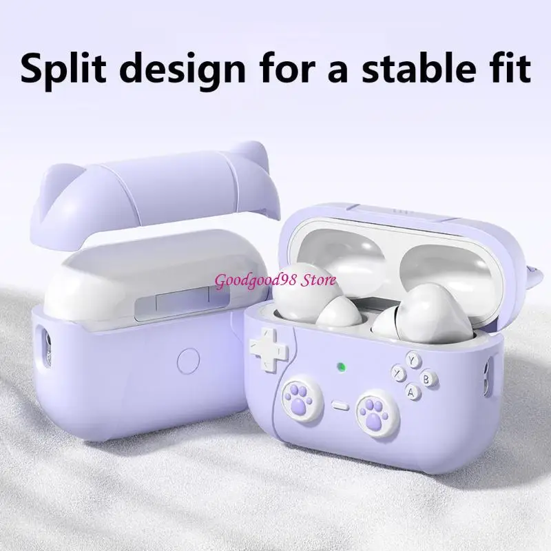 غلاف السيليكون المرن العالي للقرون 4 إثبات صدمة الحالات وإسقاط الحماية ، شحن سهلة نمط وحدة وحدة التحكم W8ec