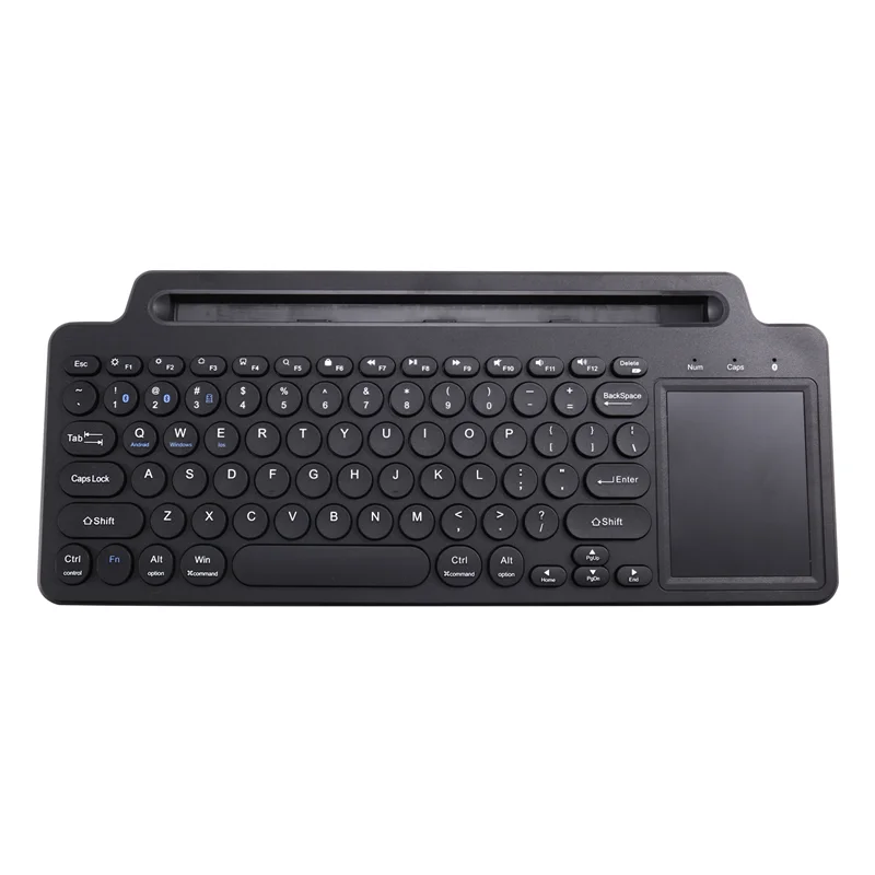 

2.4G Wireless Bluetooth Keyboard With Card Slot Number Numeric Keypad Touchpad Mouse For Android IOS Desktop Laptop PC