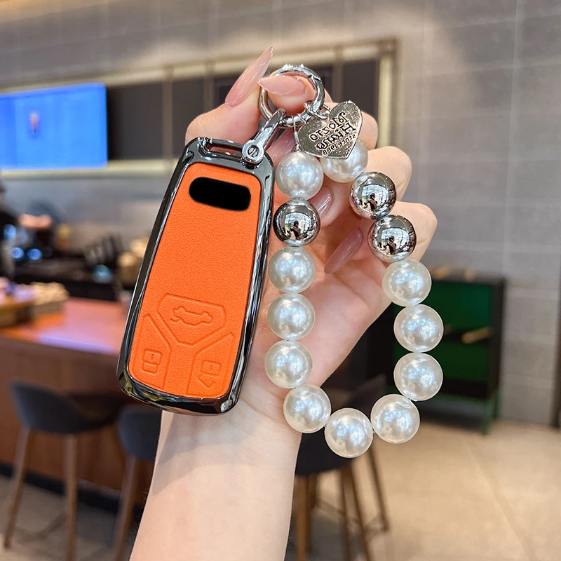 

Suitable for Audi keycase A6L A4 Q5L a3 a5 Q3 Q2L A7 A8 q4 etron TT RS keycover key shell keychain keycase car key tools