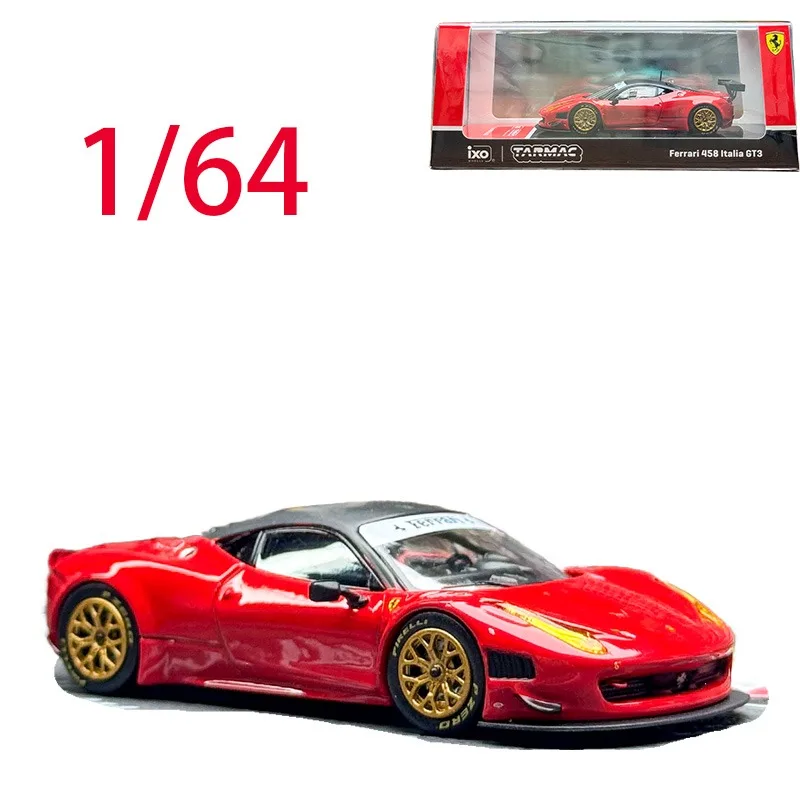 

TW Diecast 1/64 Scale Ferrari Alloy Car Model Ferrari 458 Italia GT3 Play Vehicles Toys for Boys Original Box Collection