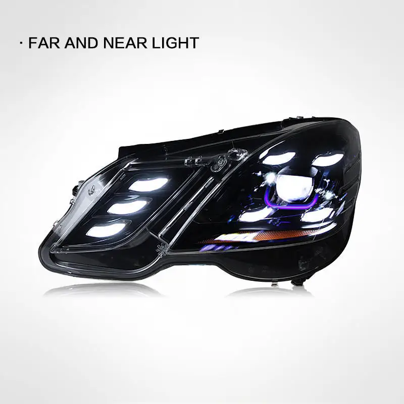 마이바흐 LED 레이저 렌즈 램프 헤드 전조등 도구 액세서리, 벤츠 W212, E200, E260, E300, E350, 2010-2013 헤드라이트 업그레이드