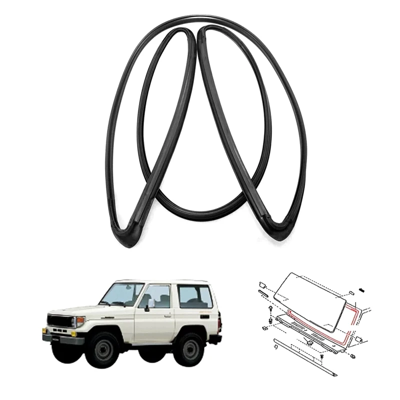 Coupe-froid de pare-brise avant de voiture, Toyota Land Cruiser, Hardtop FZJ71, GRJ76, HZJ78, 56121-60140, 2007-2017