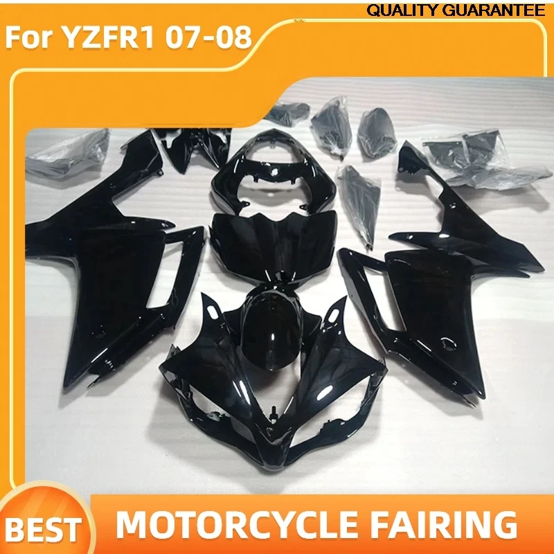 

Gloss Black bodys Fairing kit For YAMAHA R1 2007 2008 YZF R1 07 08 YZF R1 Motobike Body Rebuild Parts