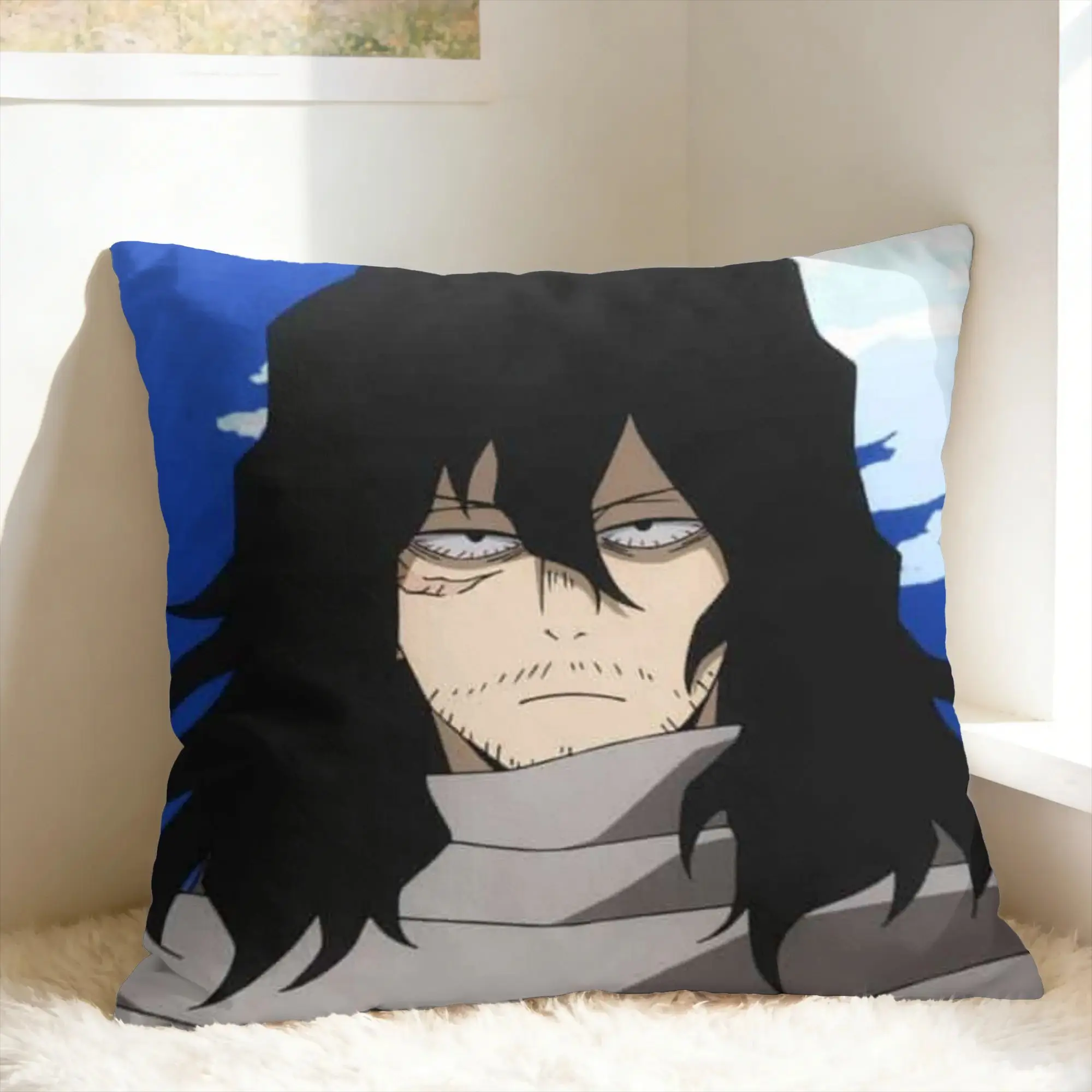 S-Shota A-Aizawa Pillow Cover  Comfy Cushion Cover Fashion Pillow Case For Sofa Bedroom Home Decor
