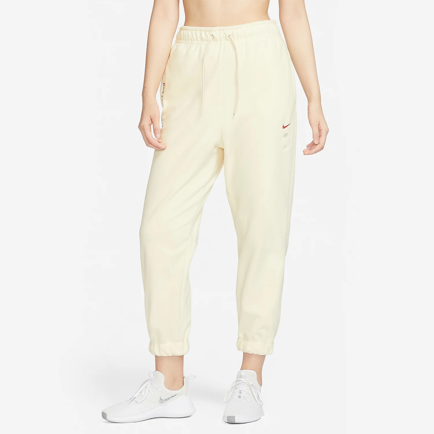 Nike genuine 2024 New Women's Polar Fleece Thermal Casual Pants FZ6388-113