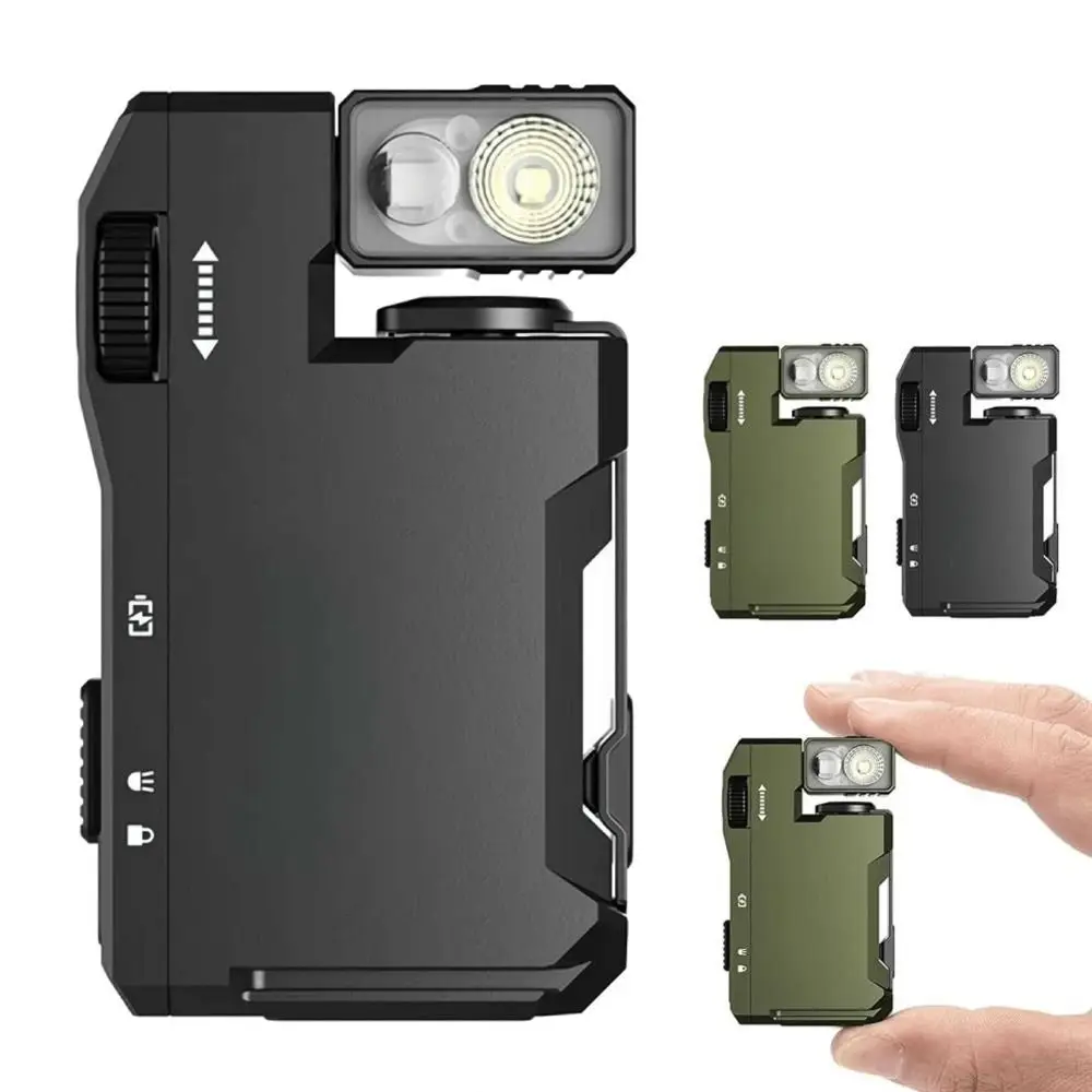 G5 Rechargeable Keychain Flashlights Ultra Bright with 180° Rotation & Dual Light Work Light Magnetic EDC Torch for Outdoor