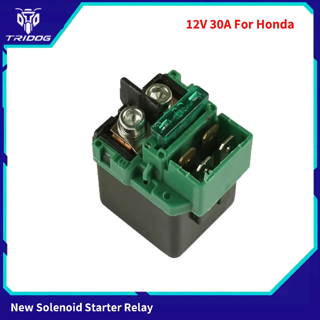 12V Solenoid 30A Starter Relay for Honda CB750 Nighthawk CB900F CB600 CB1000 CB1100SF X11 CB1300 Super Four 1991-2016, 3