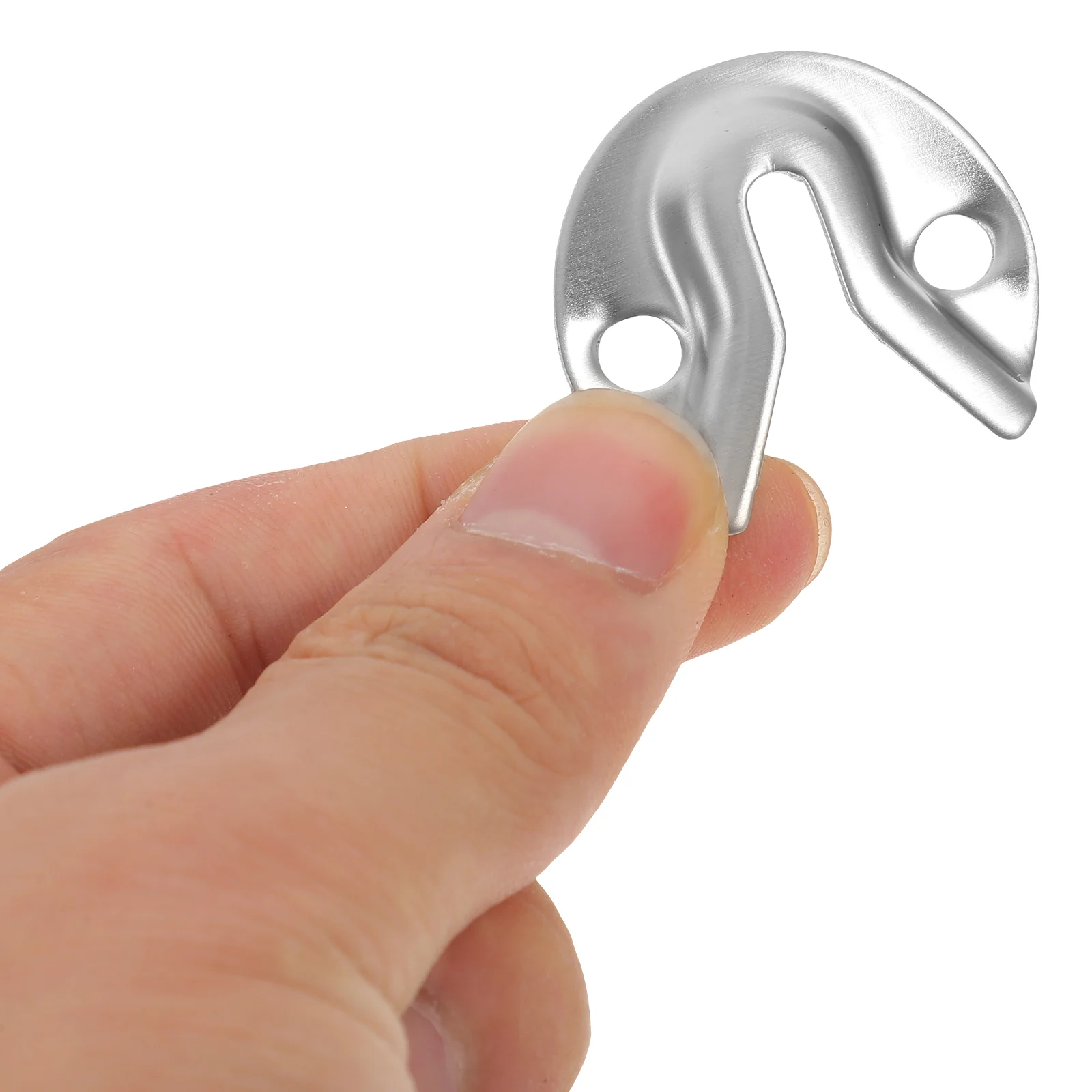 10pcs Picture Hangers Metal Interlocking Hooks for Frame Mirror Furniture Smooth Edge Wall Mount Bracket Hardware